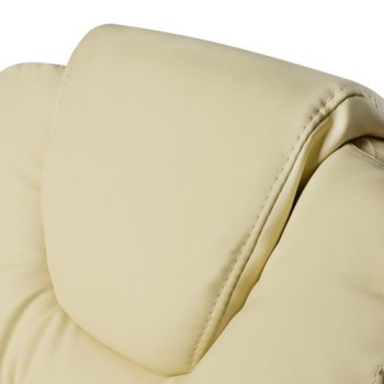 MALATEC 23287 Kancelářská židle s podnožkou béžová