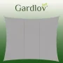 GARDLOV 23143 Stínová plachta 4x3 m šedá
