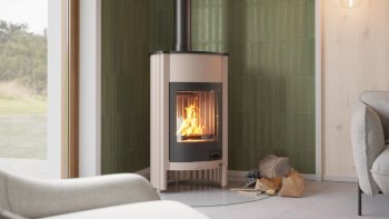 HS FLAMINGO krbová kamna MASTERFLAMME Grande I - krémová