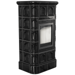 KRATKI kachlová kamna BLANKA 8 černá