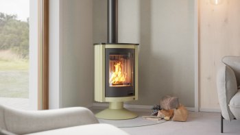 HS FLAMINGO krbová kamna MASTERFLAMME Piccolo II - olivová