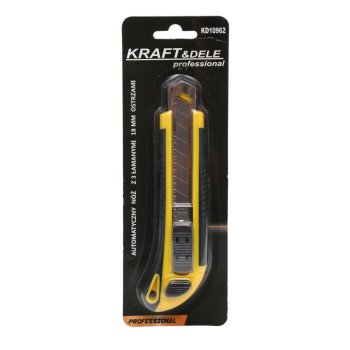 Kraft&Dele KD10962 Ulamovací nůž 18 mm - 3 čepele