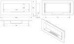 UNIFLAM biokrb 90x40cm grafit s dvojitou bio vložkou