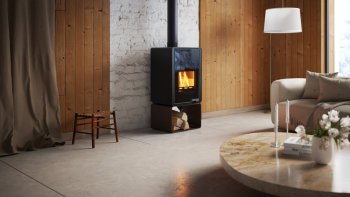 HS FLAMINGO krbová kamna DELUXE PENTAI - hnědá sametová