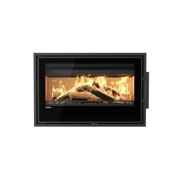 Krycí rámeček krbové vložky FLAMINGO X15, 20 mm, černý