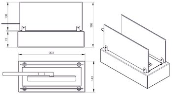 UNIFLAM biokrb CUBO černý