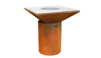 ARTISS Zahradní gril G6 Corten s deskou z nerezové potravinářské oceli