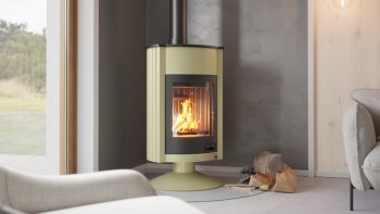 Krbová kamna MASTERFLAMME ® Grande II, olivová