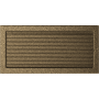 Krbová mřížka 22x45 BASIC staré zlato s žaluzií