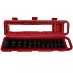 Kraft&Dele KD10521 Nástrčné rázové hlavice 1/2" sada 10-30mm 13ks