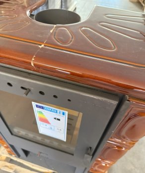 FLAMA kachlová kamna ELDUR ECO - medová - II. Jakost