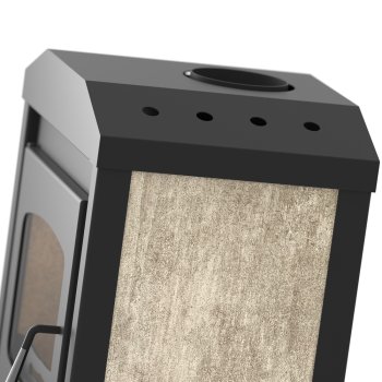 HS FLAMINGO krbová kamna VEGA -  bělený dub