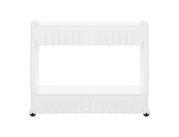 RUHHY 11847 Pojízdná kuchyňská police bílá