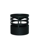 Koncovka kouřovodu pro peletová kamna PRODMAX 80 mm, 1,2 mm, černá