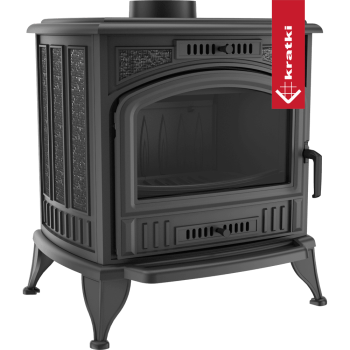 KRATKI krbová kamna KOZA K6 (130mm) - černá