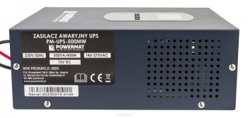 POWERMAT Záložní zdroj 300W 500VA UPS PM-UPS-500MW