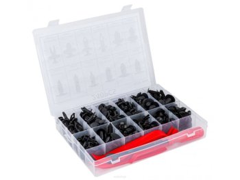 RED TECHNIC RTKST0098 Klipy a spony na čalounění 240ks