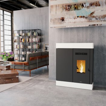 Peletová kamna Bronpi CIRA, 8 kW, slonovina