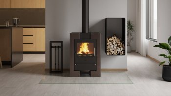 HS FLAMINGO krbová kamna ESPO II - hnědá