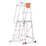 Higher hliníkový skladový žebřík 5 stupňů 81PRO S-8104