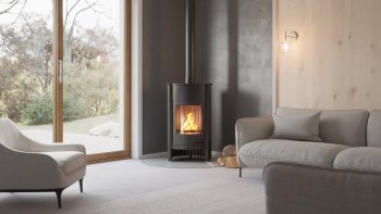 HS FLAMINGO krbová kamna MASTERFLAMME Grande I - černá