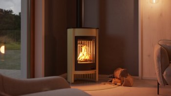 HS FLAMINGO krbová kamna MASTERFLAMME Medie I - olivová