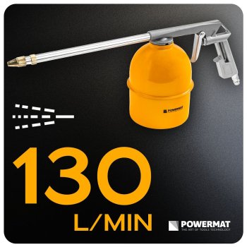 POWERMAT PM-PDR-210T Pneumatická maznice 0,85l