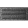 Krbová mřížka 17x37 BASIC staré stříbro s žaluzií