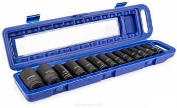 POWERMAT PM-ZNU-13-0.5T Sada rázových nástrčných klíčů 10-32mm 1/2"