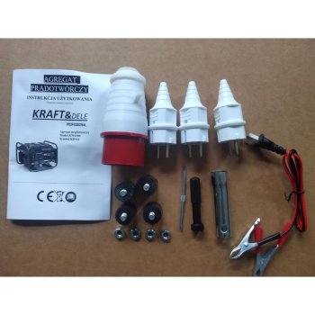 Kraft&Dele elektrocentrála 3500W 12V/230V/380V KD163 s el. Startem