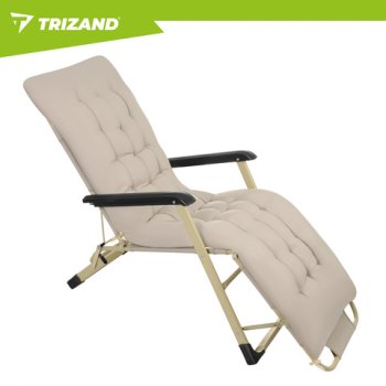 Skládací zahradní lehátko TRIZAND, 60x177x30cm, 27553