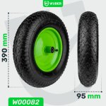 Kolo ke kolečku s duší Wuber W00082, 15", nosnost 200 kg