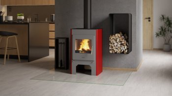 HS FLAMINGO krbová kamna ESPO III červená