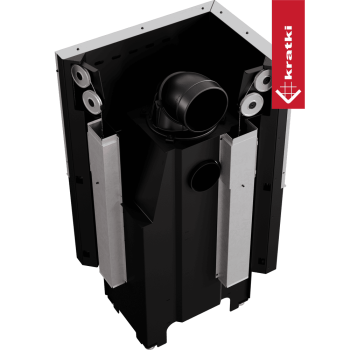 KRATKI krbová vložka VN 610/430 BS, pravé prosklení s výsuvem