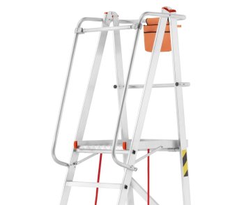 Higher hliníkový skladový žebřík 7 stupňů 81PRO S-8106