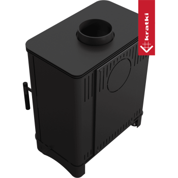 KRATKI krbová kamna KOZA VEGA (150mm) - černá