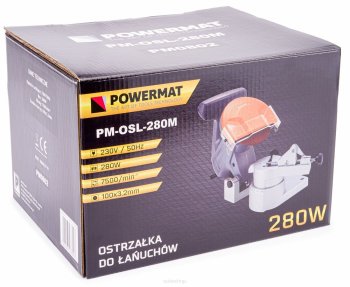 POWERMAT Elektrický brousek pilových řetězů 280W PM-OSL-280M