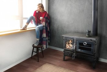 CALISKAN sporák na tuhá paliva GURMET 3D