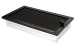 Krbová mřížka 16x32 cm, PREMIUM TREND černý mat s žaluzií