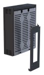 Peletová kamna BRONPI MINERVA-SLIM, 6,2 kW, černá
