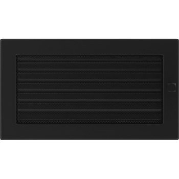 Krbová mřížka 17x30 BASIC černá s žaluzií