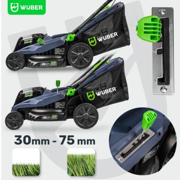 WUBER W04802 AKU sekačka 30-75 mm 40V 6Ah