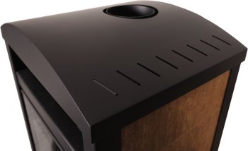 HS FLAMINGO krbová kamna AQUAFLAM VARIO BARMA 11/5 kW - Ořech - elektronická regulace