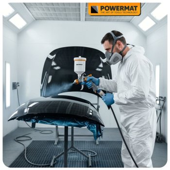 POWERMAT PM-PDM-170TZ Lakovací pistole 600ml + sada