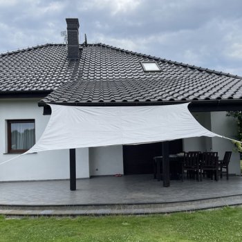 GARDLOV 23162 Stínová plachta 3x2 m šedá