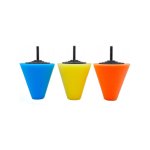 Kraft&Dele KD1592 lešticí houbička kónická sada 3ks