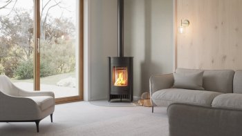 HS FLAMINGO krbová kamna MASTERFLAMME Medie I - černá