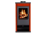 VICTORIA krbová kamna Vanessa Lux - červená