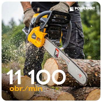POWERMAT PM-PSP-6HP-PRO Benzínová řetězová pila 6HP 18"