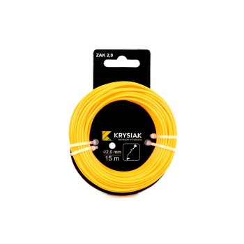KRYSIAK žací struna 2 mm 15m - kulatá